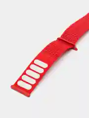 Красный нейлоновый ремешок Apple Watch 38-40мм, 42-44мм, текстильный, тканевый