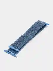 Синий нейлоновый ремешок Apple Watch 38-40мм, 42-44мм, текстильный, тканевый