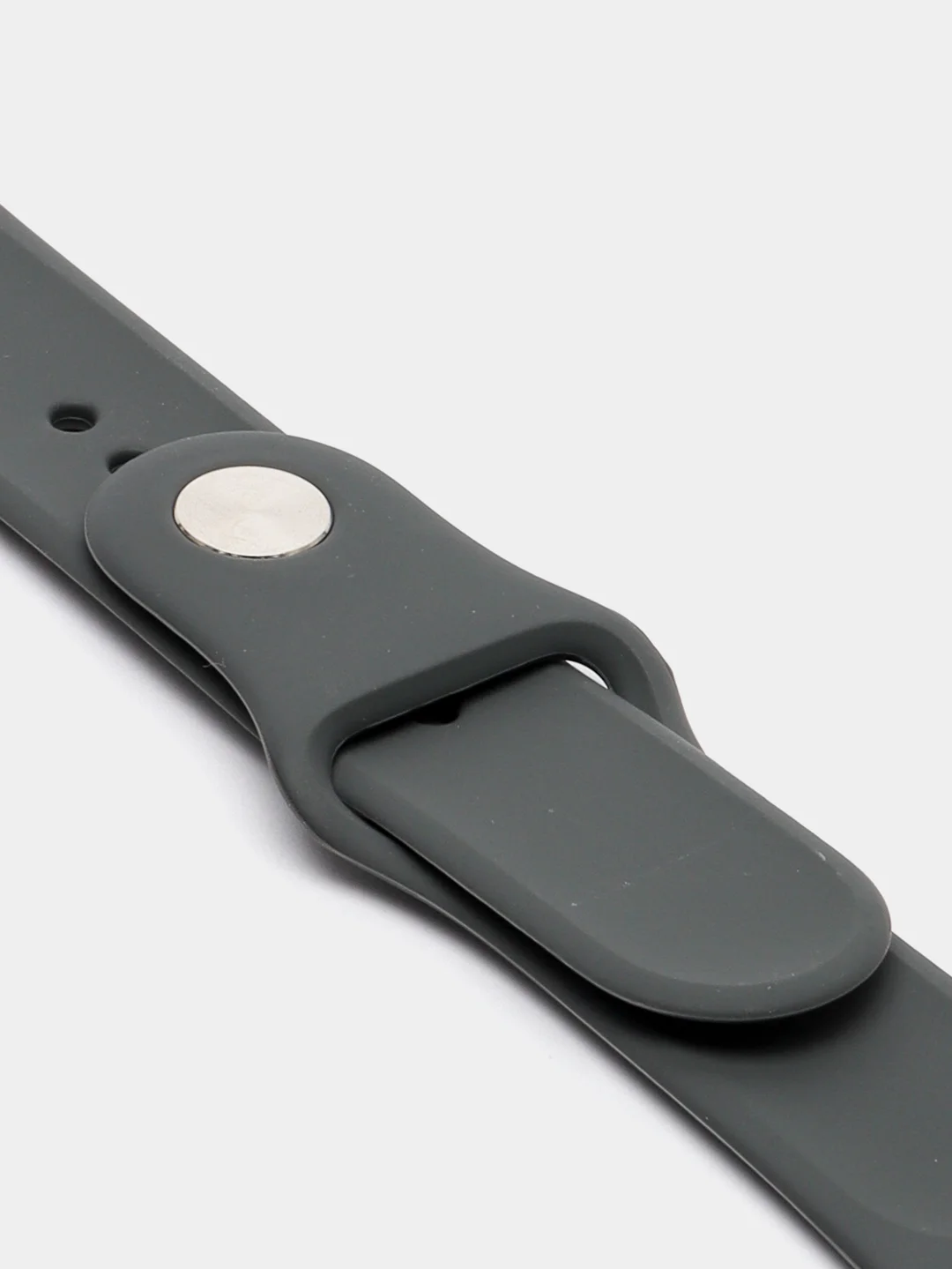 Хром силиконовый ремешок для Apple Watch 38-40-41 мм, 42-44-45 мм, размеры S, M, спортивный