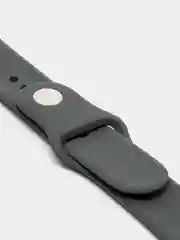 Хром силиконовый ремешок для Apple Watch 38-40-41 мм, 42-44-45 мм, размеры S, M, спортивный