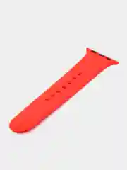 Красный силиконовый ремешок для Apple Watch 38-40-41 мм, 42-44-45 мм, размеры S, M, спортивный