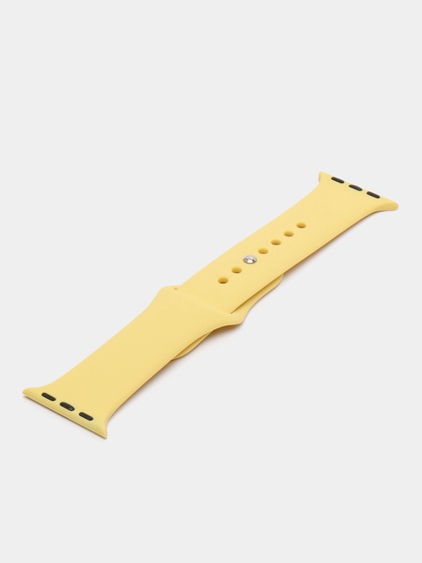 Силиконовый ремешок для Apple Watch 38-40-41 мм, 42-44-45 мм, размеры S, M, спортивный