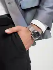 Черный мужские наручные часы SKMEI 9206, в жестяной коробке