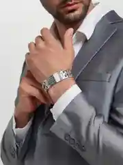 Серебряный браслет мужской золочение и серебрение