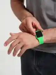 Зеленый led часы с электронным дисплеем, унисекс