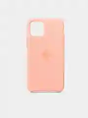 Розовый кожаный чехол накладка для iPhone 11
