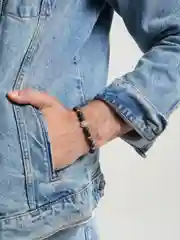 Угольный браслет унисекс
