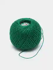 Тёмно-зелёный нитки-пряжа "Ирис", хлопок, 25 г, 150 м,(В уп. 2 шт.)