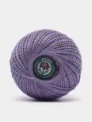 Сиреневый нитки-пряжа "Ирис", хлопок, 25 г, 150 м,(В уп. 2 шт.)
