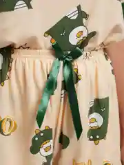 Зеленый пижама,домашний комлект шорты и футболка