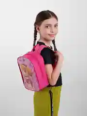 Вишнёвый рюкзак детский для девочки/ Рюкзак для девочки/ Рюкзак Щенячий патруль/Рюкзак с Единорогом