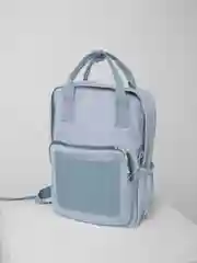 Серый меланж школьный, повседневный рюкзак