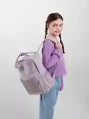 Сиреневый школьный, повседневный рюкзак