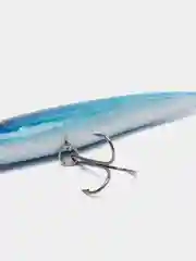 Голубой воблер минноу "Судак" / 16 расцветок / 11 cm / 13.7 g / Разловлен