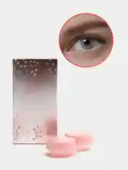 Ледяной цветные контактные линзы Crazy, контейнер в комплекте, без диоптрий, 2 штуки