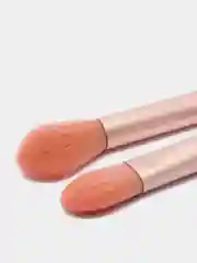 Розовый набор кистей для макияжа, в чехле, 8 штук