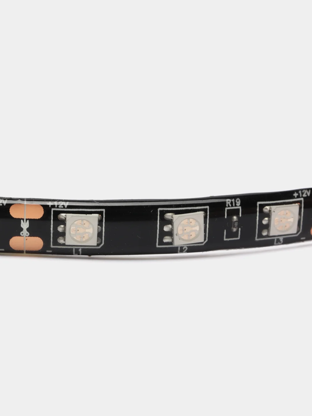 Желтый светодиодная подсветка салона в авто, лента 1 м 12V гибкая . Светодиодная LED лента 12V