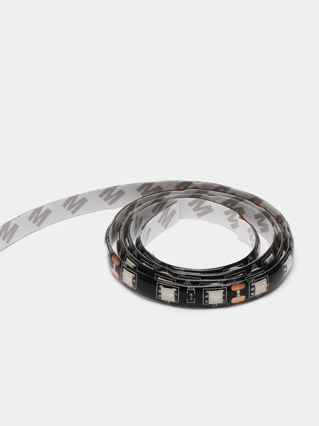 Желтый светодиодная подсветка салона в авто, лента 1 м 12V гибкая . Светодиодная LED лента 12V