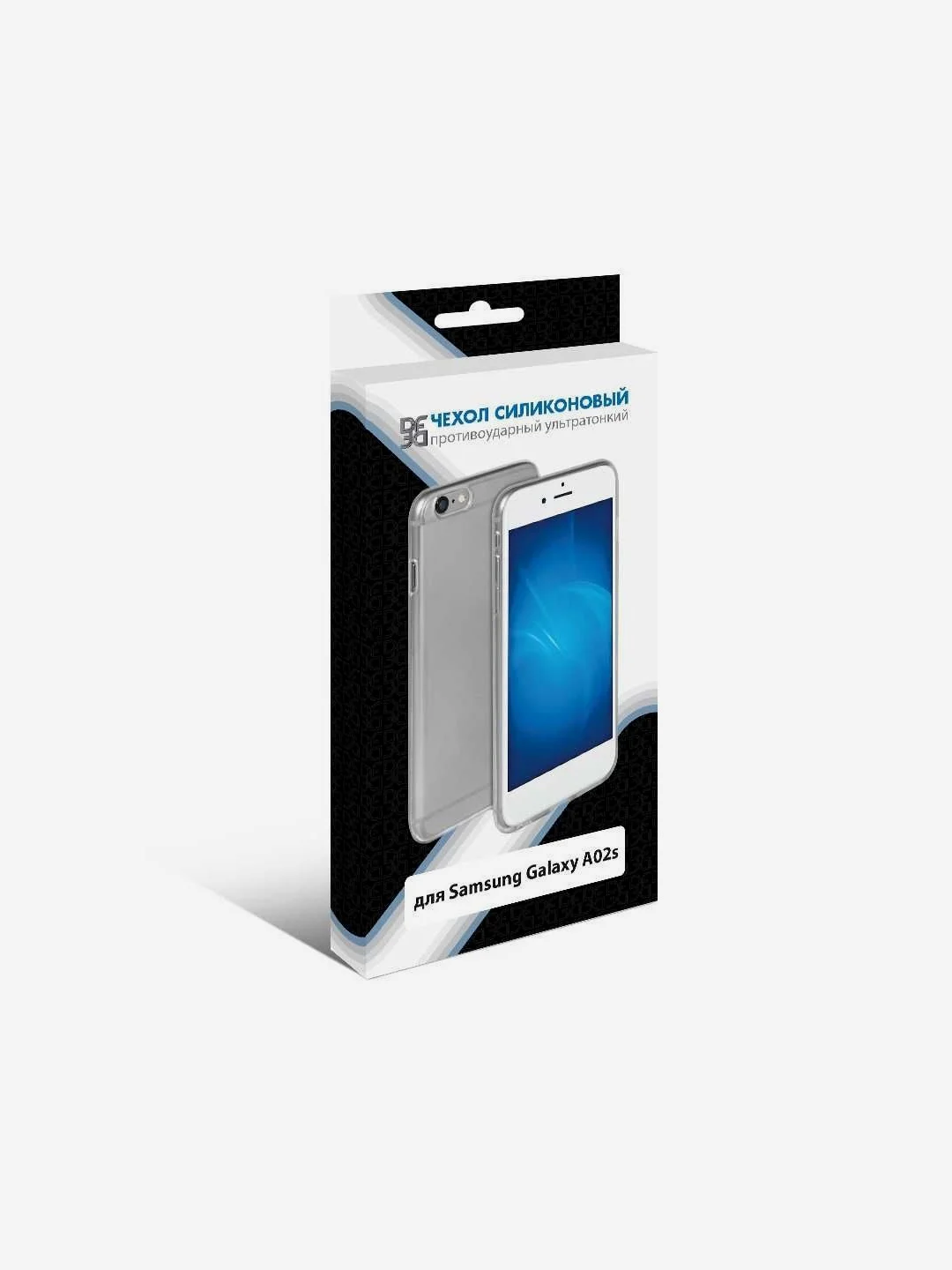 Чехол для Samsung Galaxy A02s, прозрачный