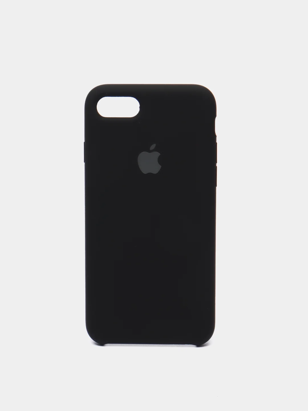 Черный чехол Silicone Case для iPhone