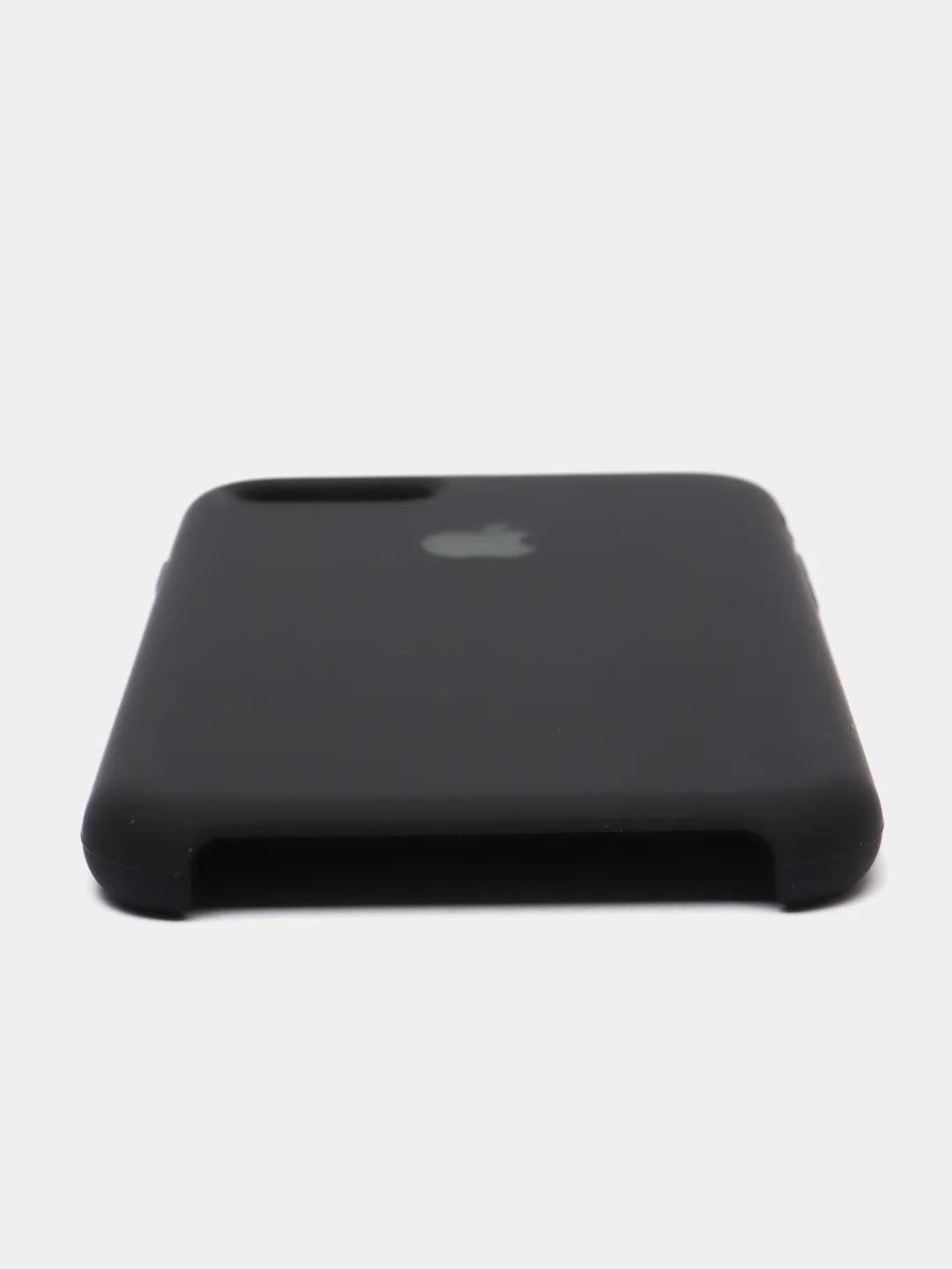 Черный чехол Silicone Case для iPhone