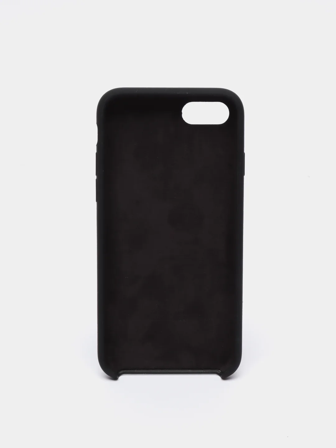 Черный чехол Silicone Case для iPhone
