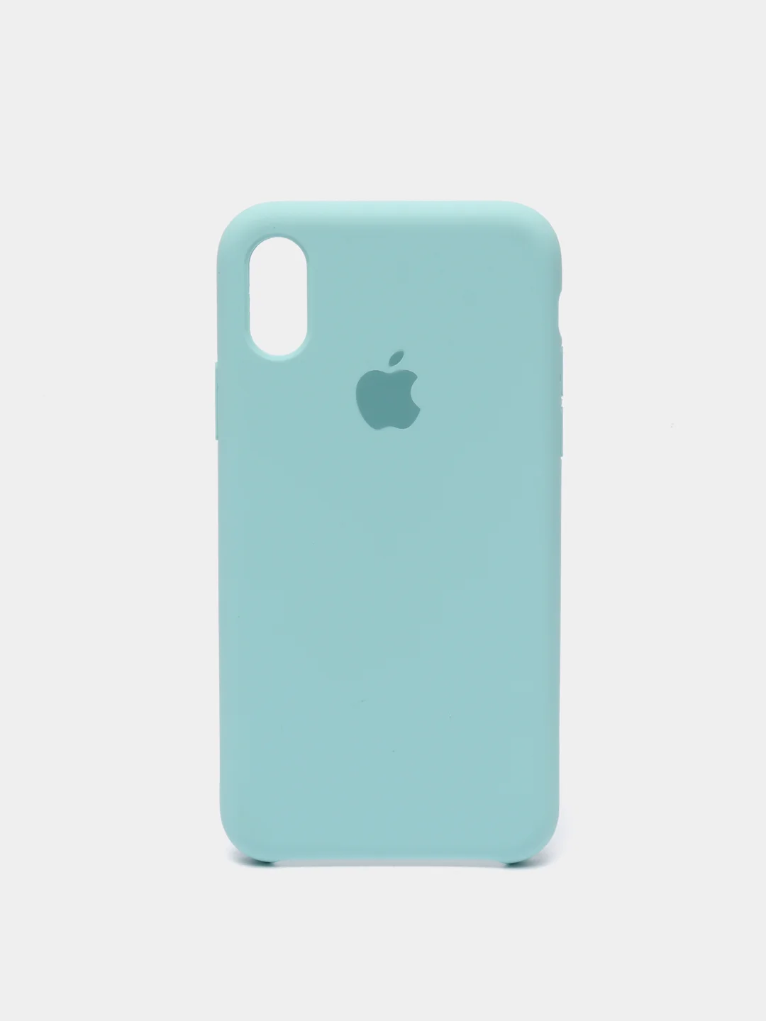 Бирюзовый чехол Silicone Case для iPhone