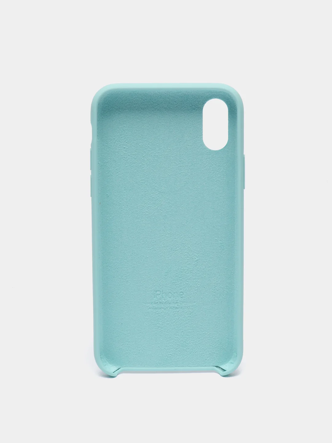 Бирюзовый чехол Silicone Case для iPhone