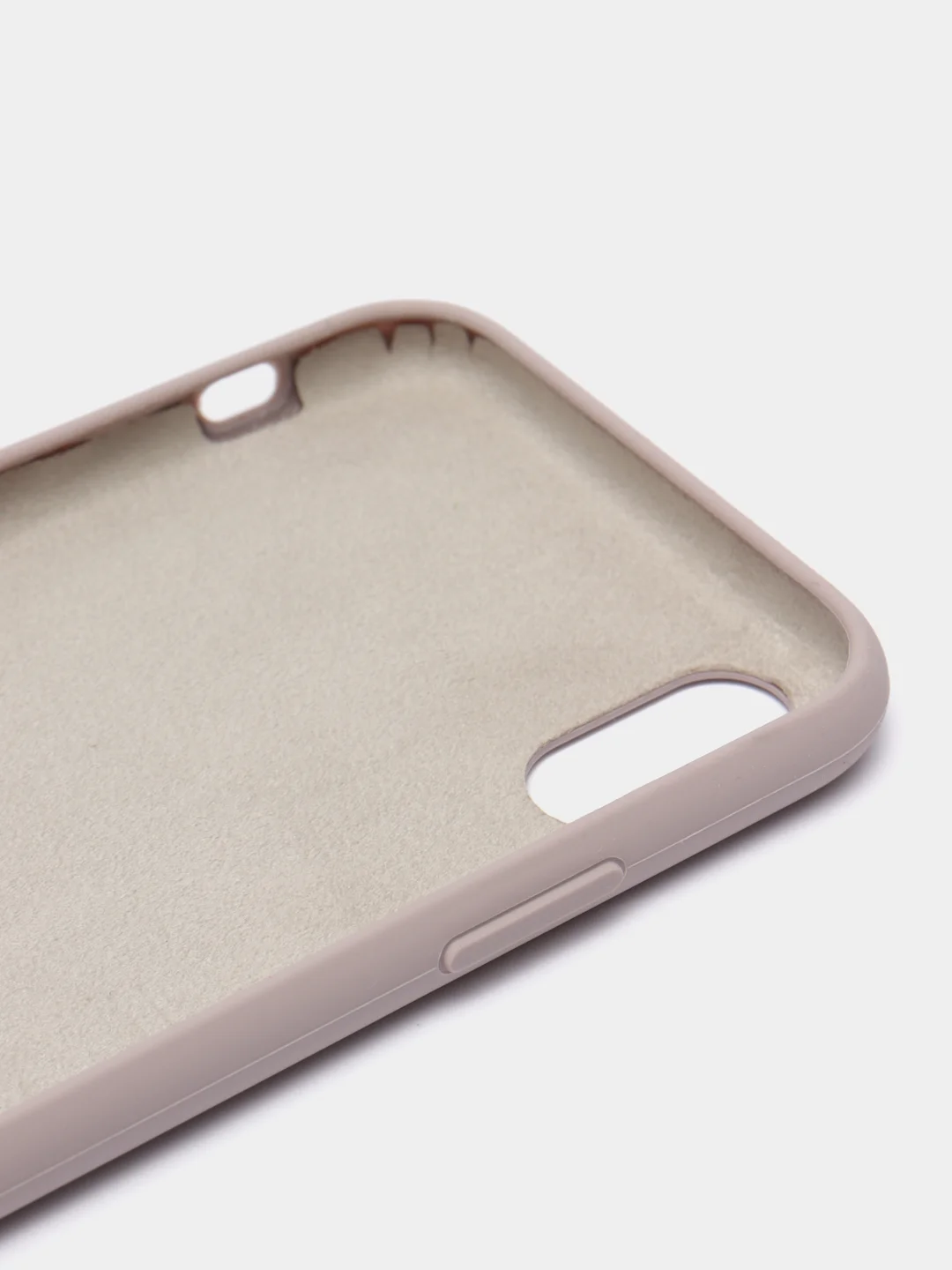 Бежевый чехол Silicone Case для iPhone