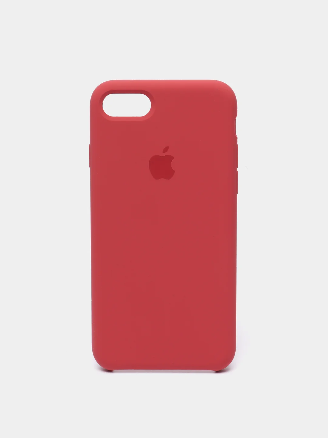 Бордовый чехол Silicone Case для iPhone