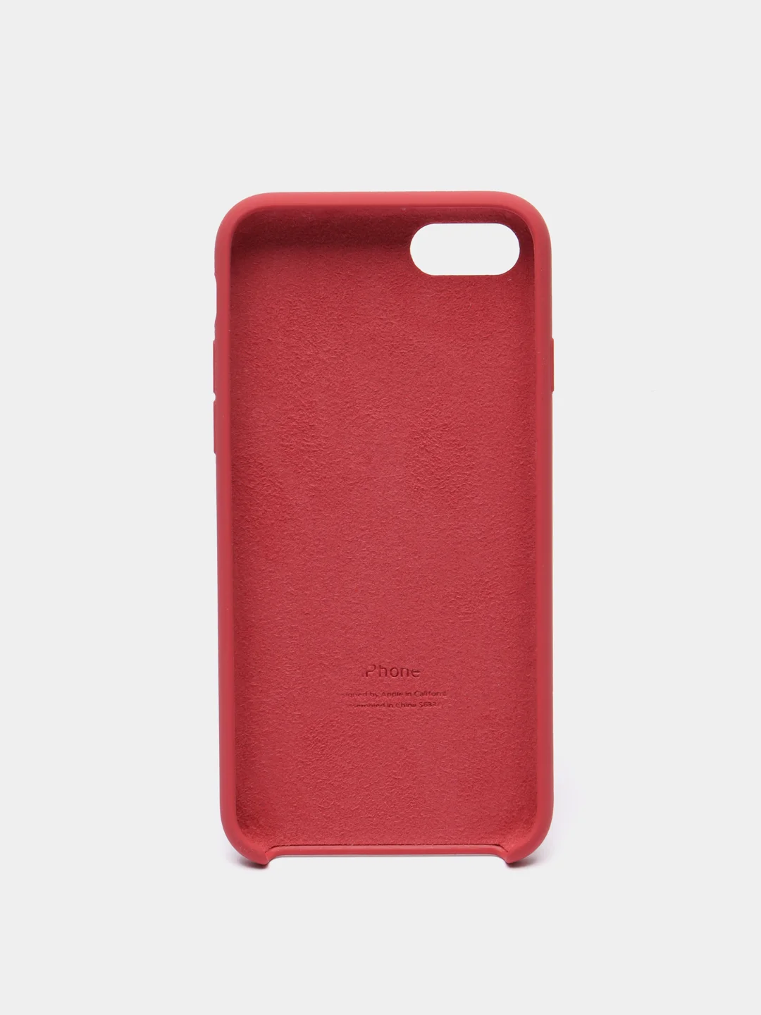 Бордовый чехол Silicone Case для iPhone