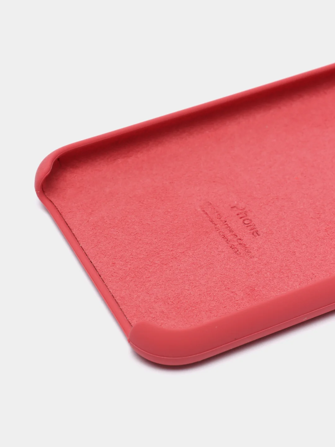 Бордовый чехол Silicone Case для iPhone
