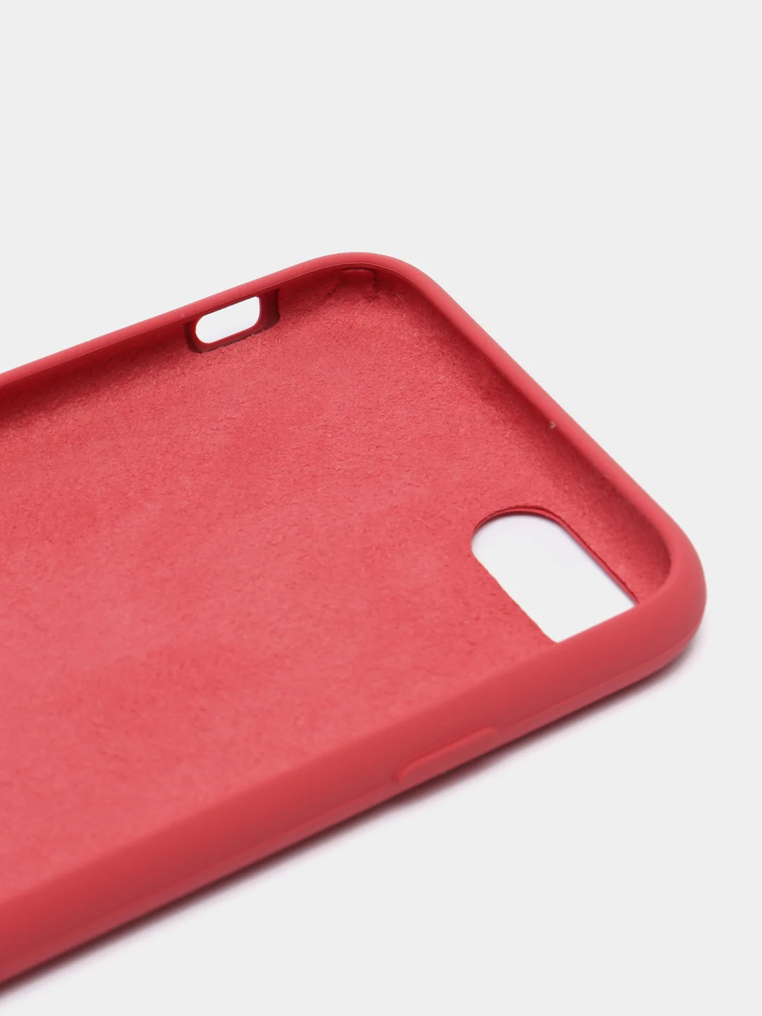 Бордовый чехол Silicone Case для iPhone