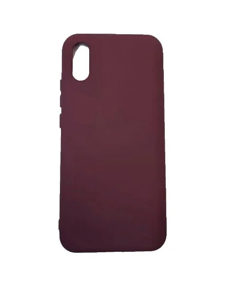 Тёмно-бордовый чехол для Xiaomi 10A, 10C, 9C, 9A, Note 11, Mi 12 Lite, 12X, с бортами, защитой камеры