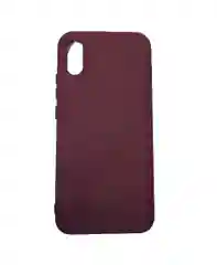Тёмно-бордовый чехол для Xiaomi 10A, 10C, 9C, 9A, Note 11, Mi 12 Lite, 12X, с бортами, защитой камеры