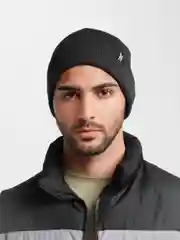 Угольный шапка бини с надписью True, унисекс