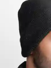 Угольный шапка бини с надписью True, унисекс