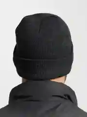 Угольный шапка бини с надписью True, унисекс