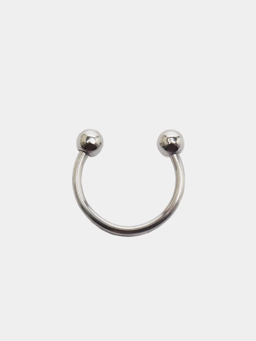 Серебряный пирсинг циркуляр, 1,2 х 10 х 3