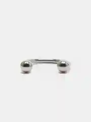 Серебряный пирсинг циркуляр, 1,2 х 10 х 3