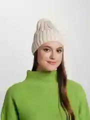 Бежевый шапка демисезонная,женская,осенняя,весенняя шапка