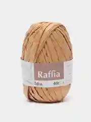Бежевый пряжа Рафия 40г 50 м Raffia Переработанные листья пальмы "Рафия"-100%