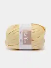 Горчичный пряжа Рафия 40г 50 м Raffia Переработанные листья пальмы "Рафия"-100%