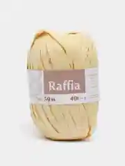 Горчичный пряжа Рафия 40г 50 м Raffia Переработанные листья пальмы "Рафия"-100%