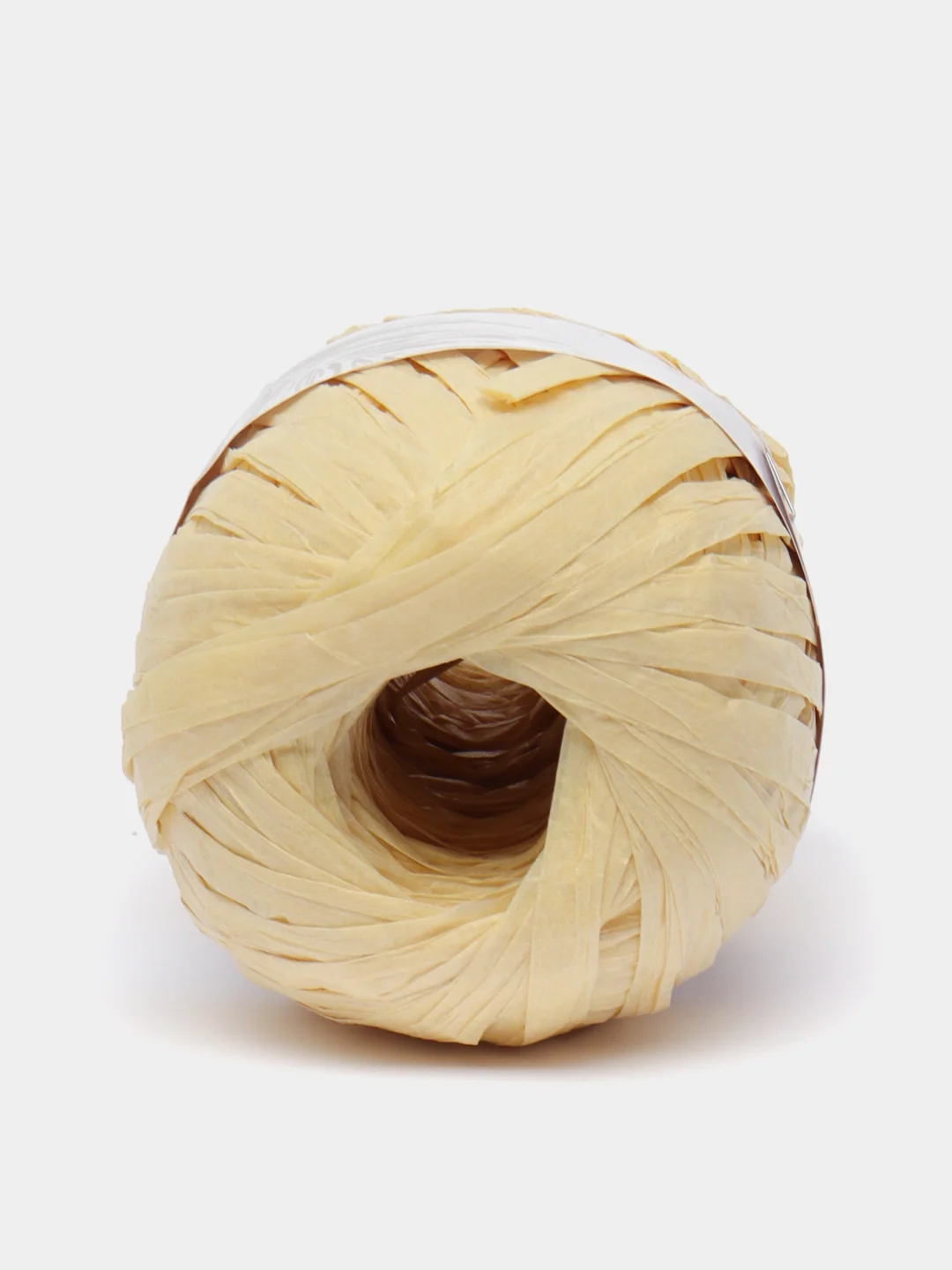 Горчичный пряжа Рафия 40г 50 м Raffia Переработанные листья пальмы "Рафия"-100%