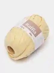 Горчичный пряжа Рафия 40г 50 м Raffia Переработанные листья пальмы "Рафия"-100%