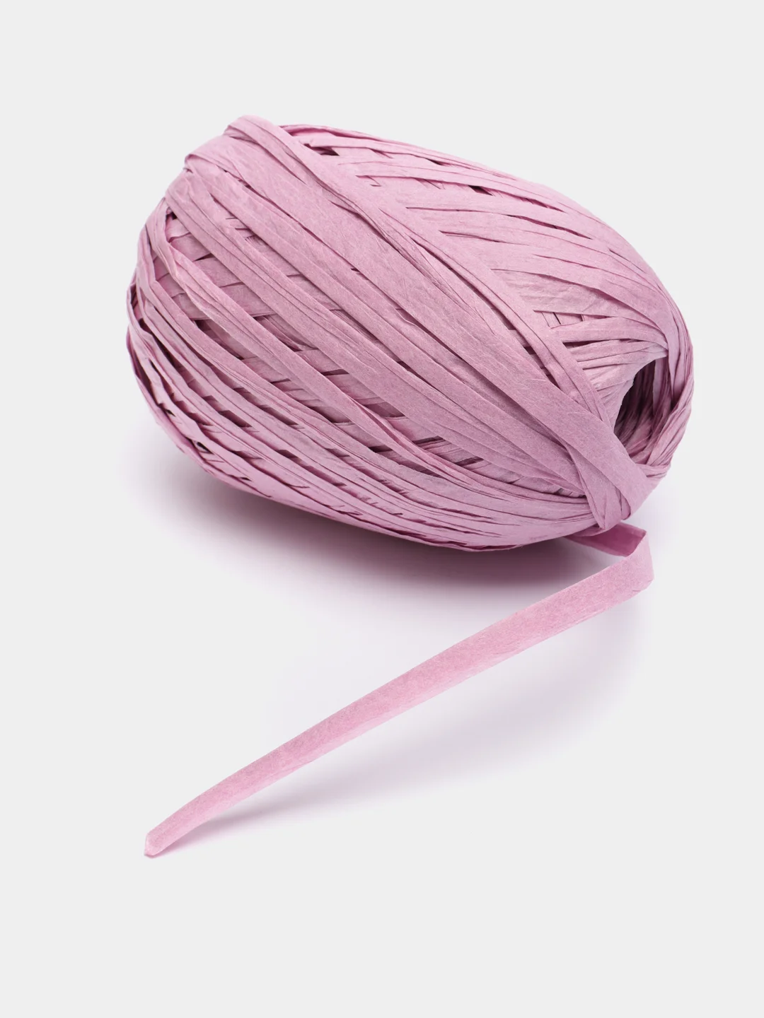 Сиреневый пряжа Рафия 40г 50 м Raffia Переработанные листья пальмы "Рафия"-100%
