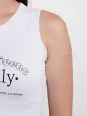 Золотой топ женский укороченный, хлопок