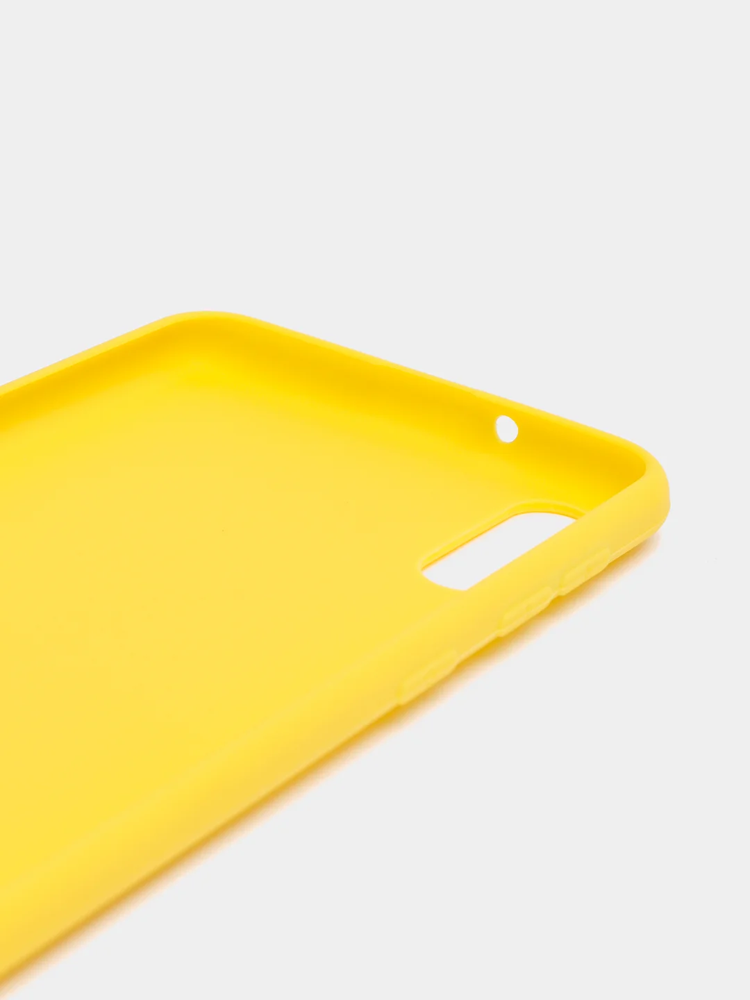 Лимонный чехол силиконовый для Samsung Galaxy A10 (Самсунг Галакси А10), цветной, матовый
