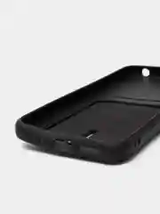 Черный чехол Xiaomi Redmi 9A, Сяоми Редми 9А, силиконовый, с карманом для карты